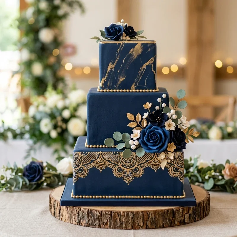 Blue Wedding Cake Ideas