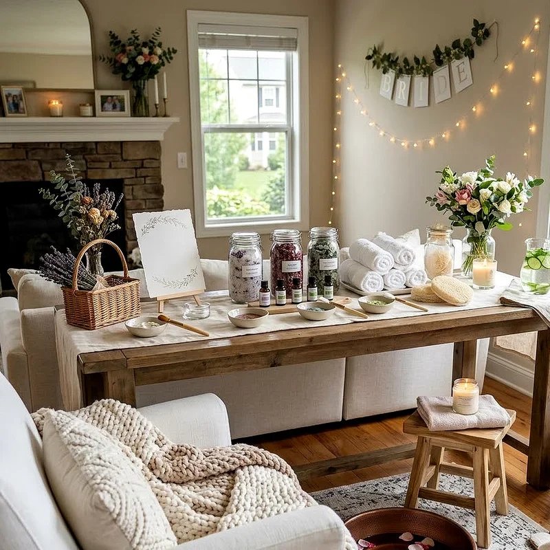 Simple Bridal Shower Ideas at Home