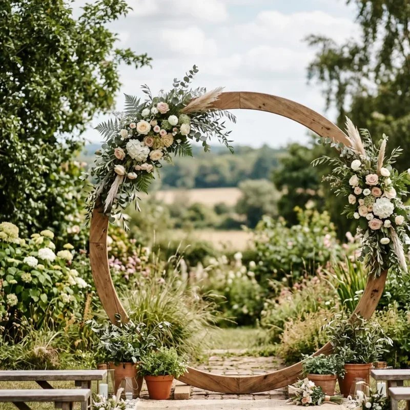 Wedding Circle Arch Ideas