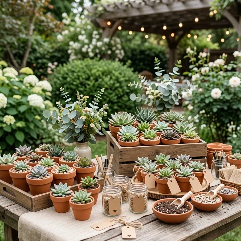 Flower Bar Ideas for Bridal Shower