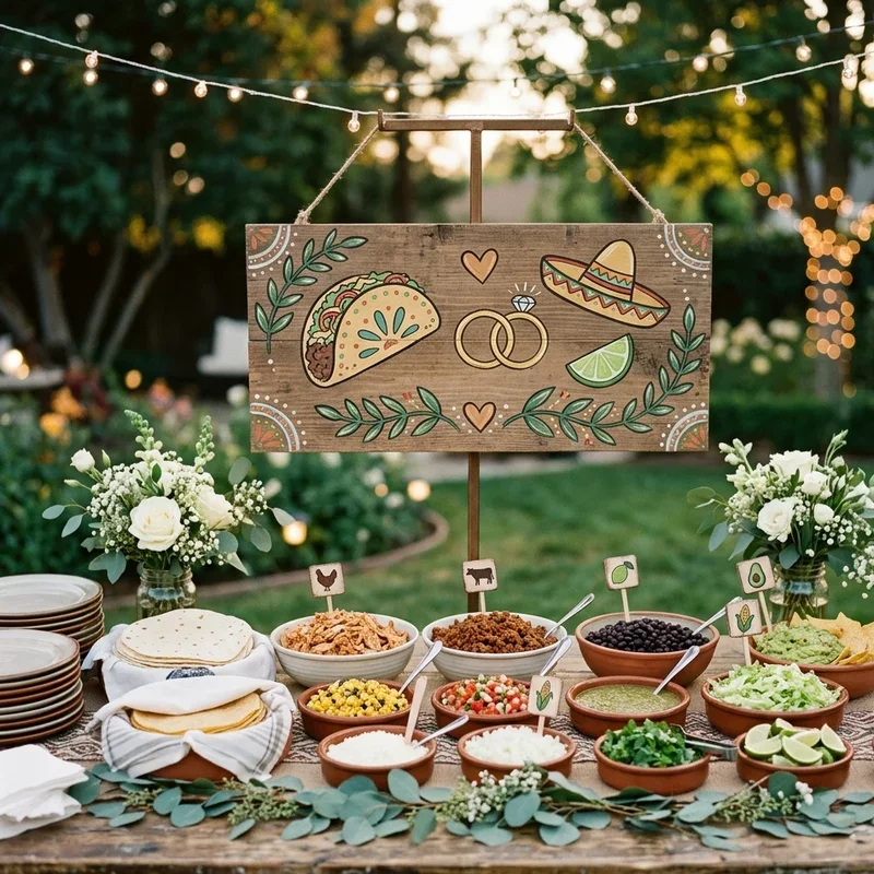 Taco Bar Wedding Ideas