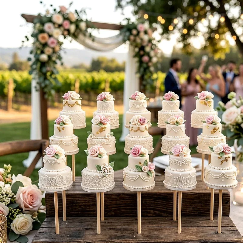 Wedding Cake Pop Ideas