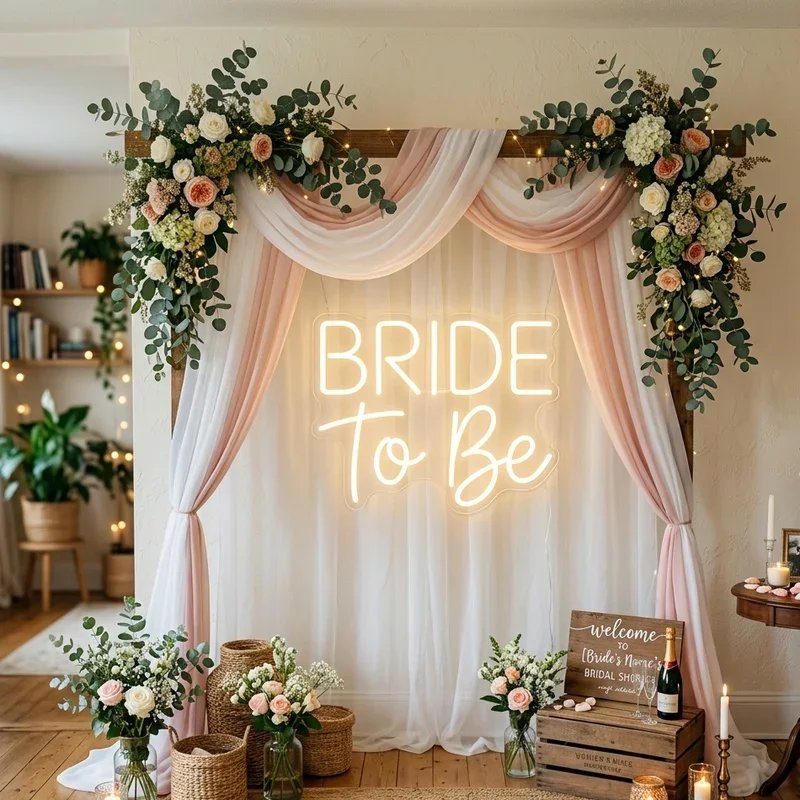 DIY Bridal Shower Backdrop Ideas