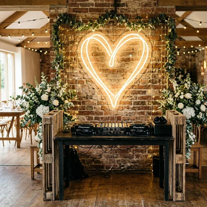 Wedding DJ Setup Ideas