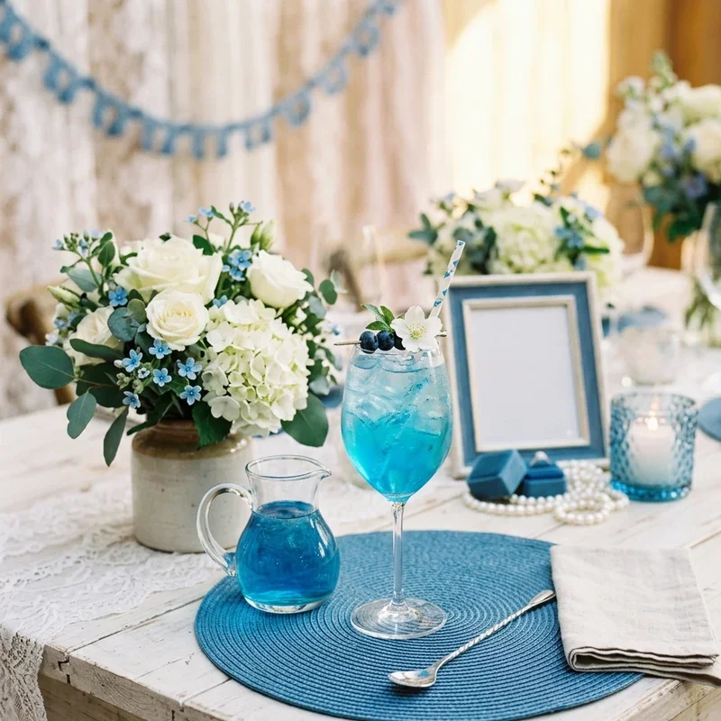 Something Blue Bridal Shower Ideas