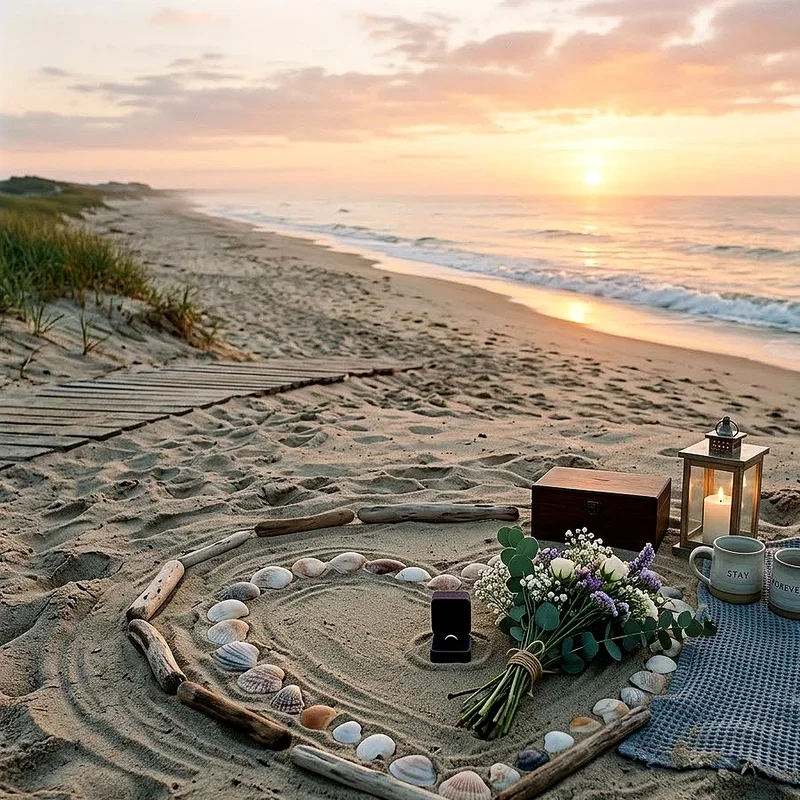 Beach Marriage Proposal Ideas