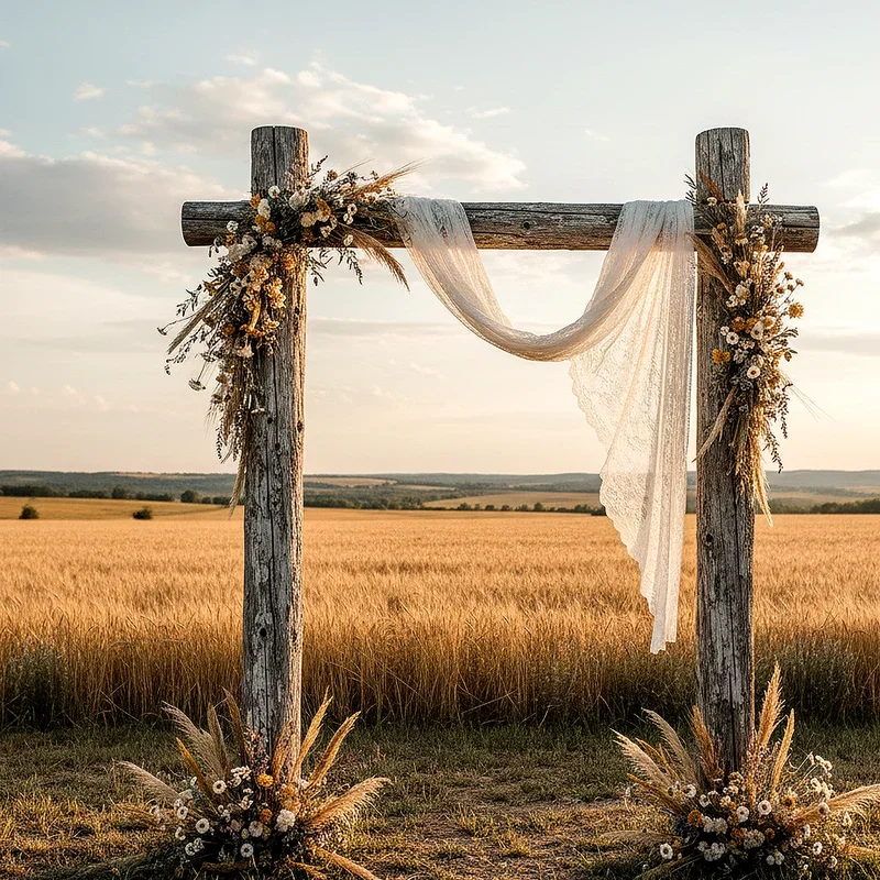Western Wedding Arch Ideas