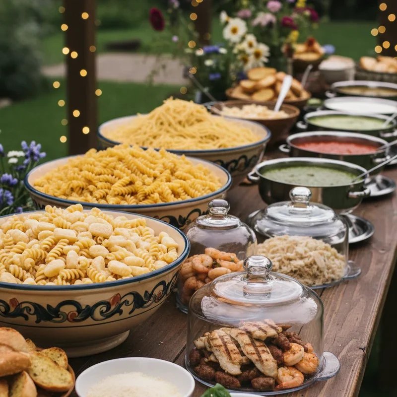 Wedding Pasta Bar Ideas