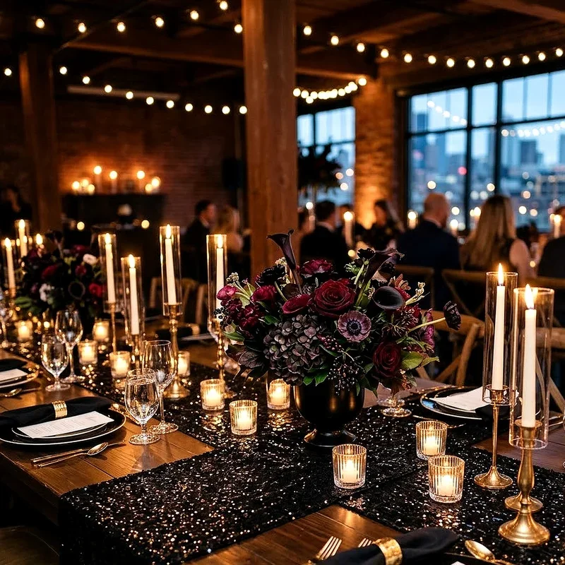 Black Wedding Decor Ideas