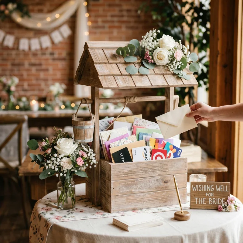 Bridal Shower Wishing Well Gift Ideas