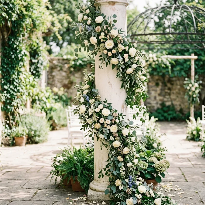 Wedding Column Decoration Ideas