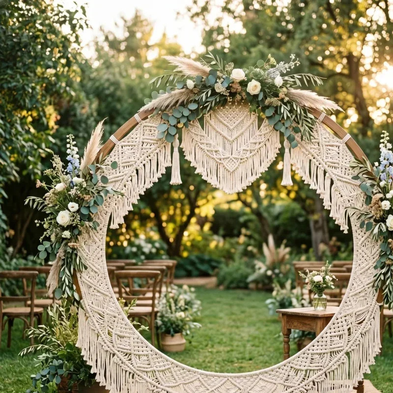 Wedding Circle Arch Ideas