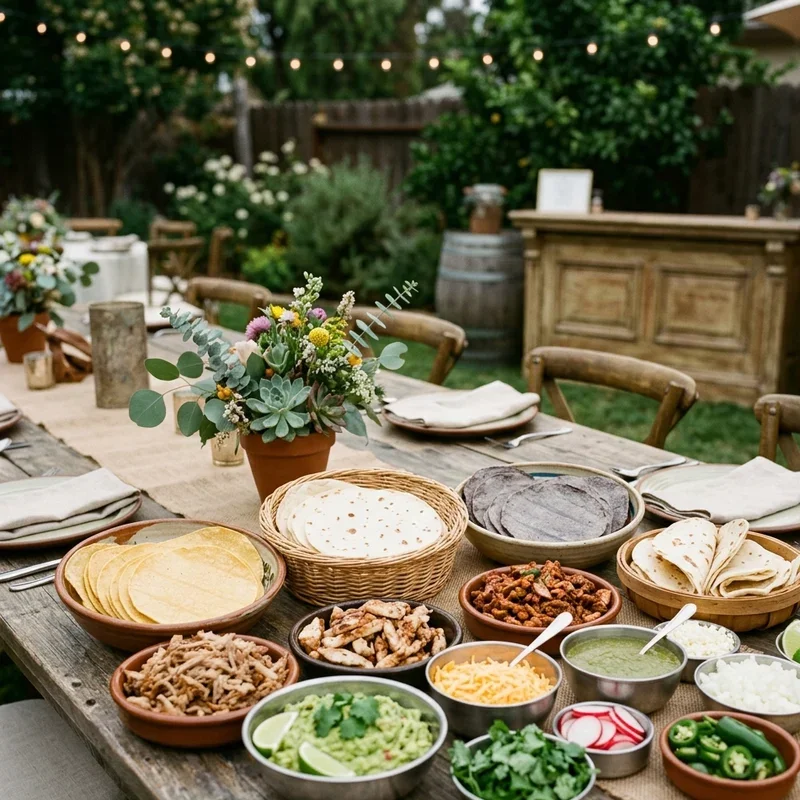 Taco Bar Wedding Ideas