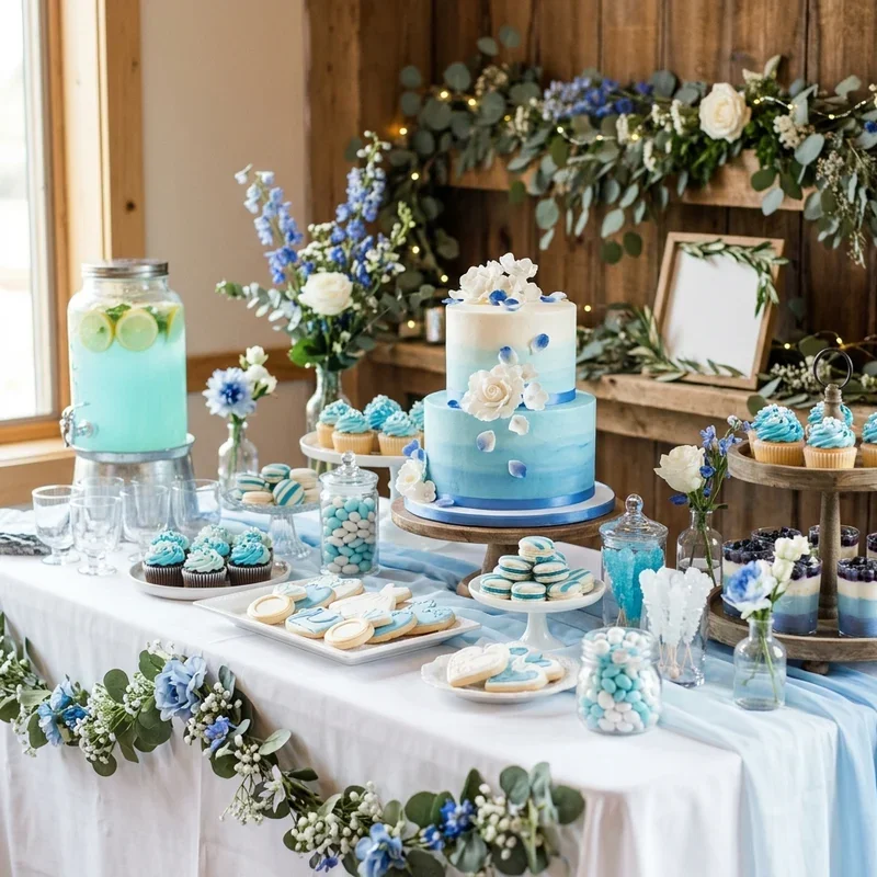 Something Blue Bridal Shower Ideas