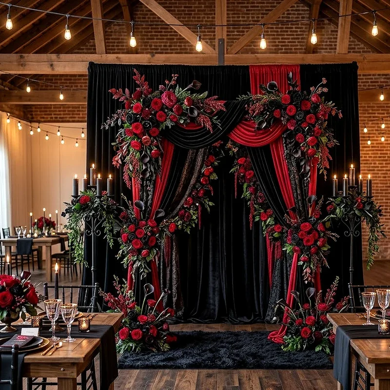 Black and Red Wedding Ideas