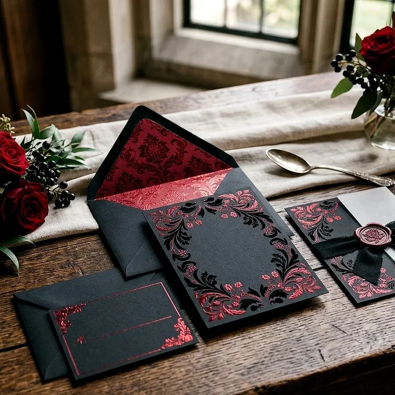 Black and Red Wedding Ideas