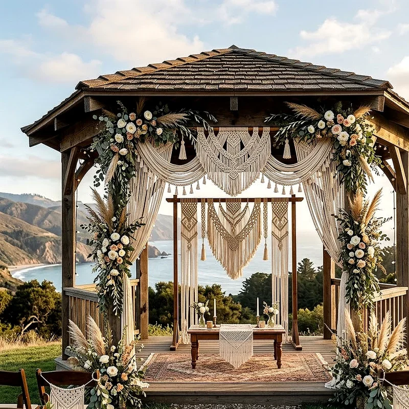 Outdoor Gazebo Wedding Decoration Ideas