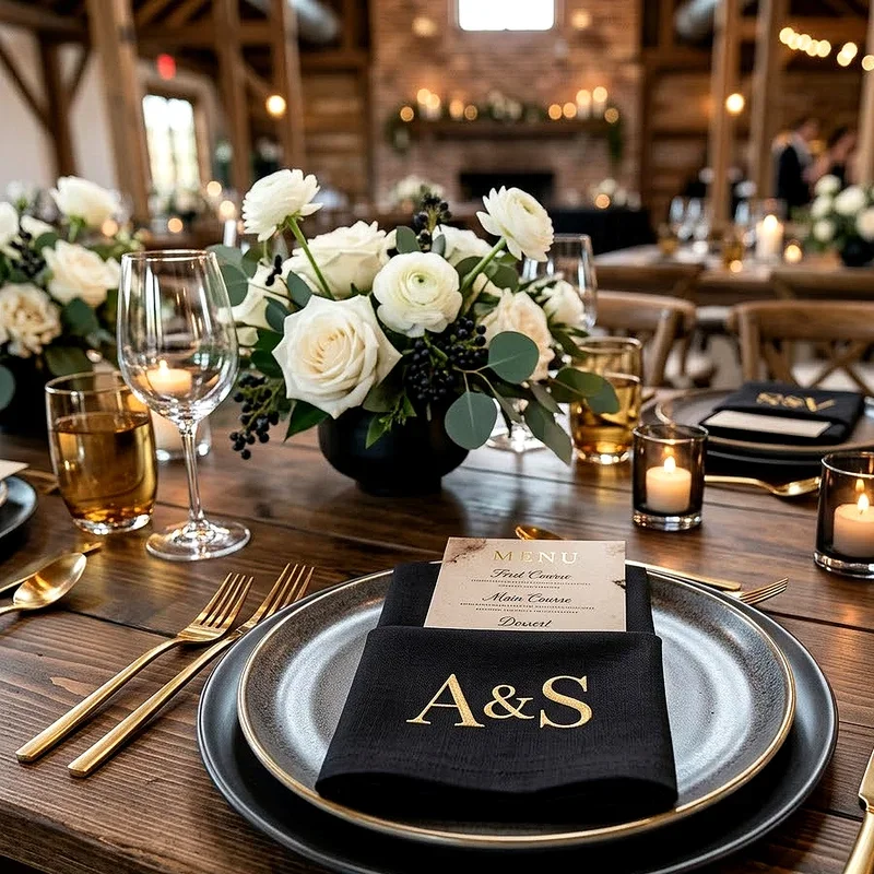 Black Wedding Decor Ideas