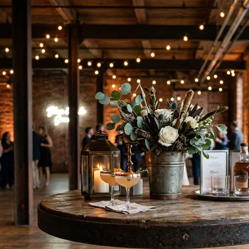 Wedding Cocktail Table Ideas