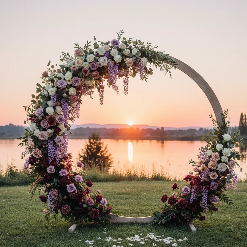 Round Wedding Arch Ideas