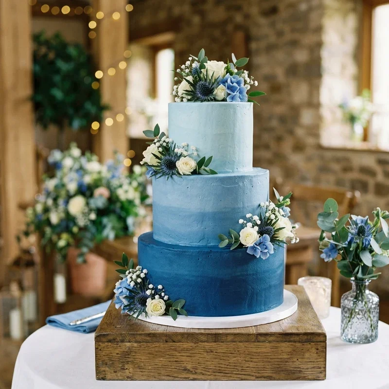 Blue Wedding Cake Ideas