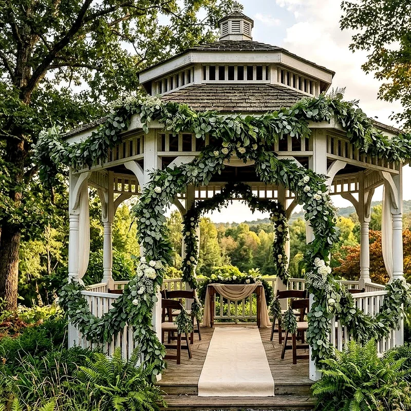 Outdoor Gazebo Wedding Decoration Ideas
