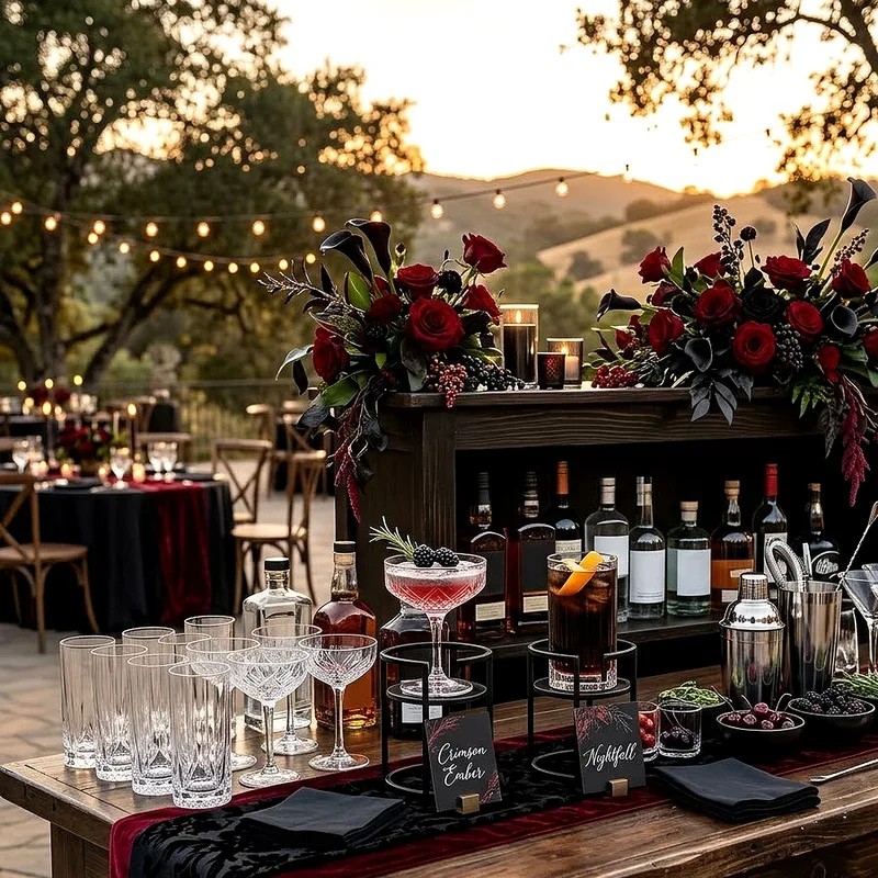Black and Red Wedding Ideas