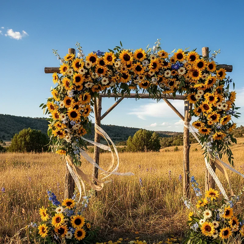 Western Wedding Arch Ideas