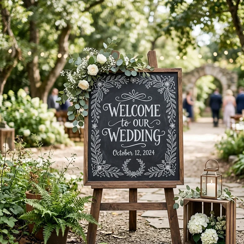 Welcome to Our Wedding Sign Ideas