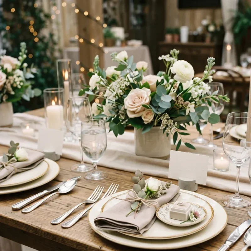 Engagement Table Decoration Ideas