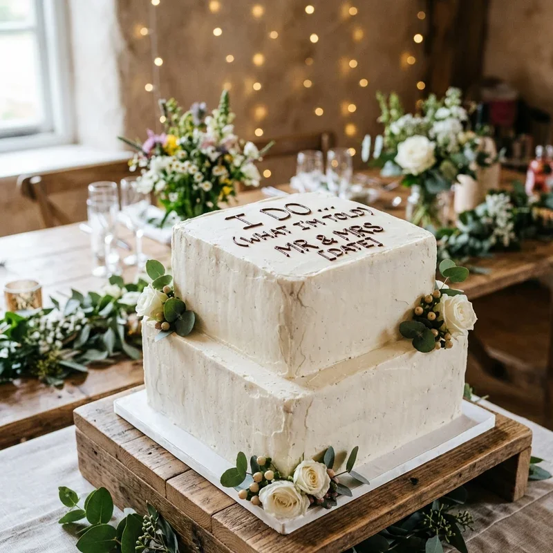 Wedding Cake Writing Ideas