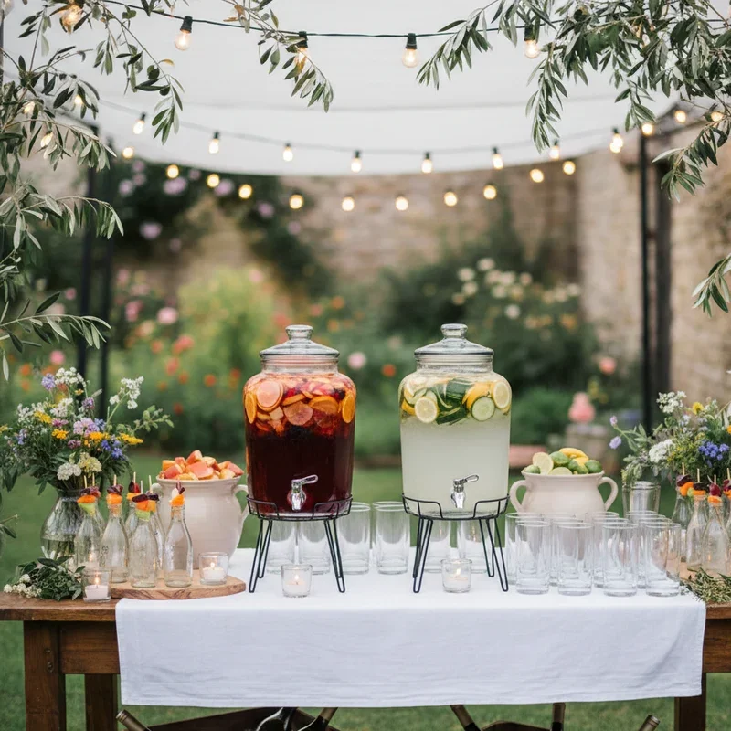 Wedding Drink Station Ideas