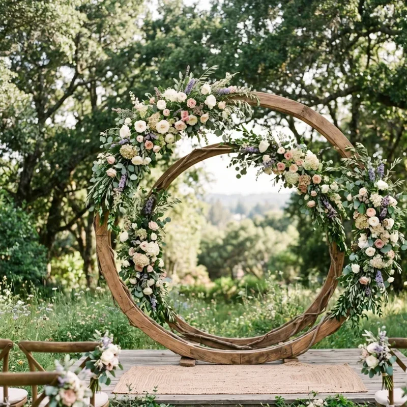 Wedding Circle Arch Ideas