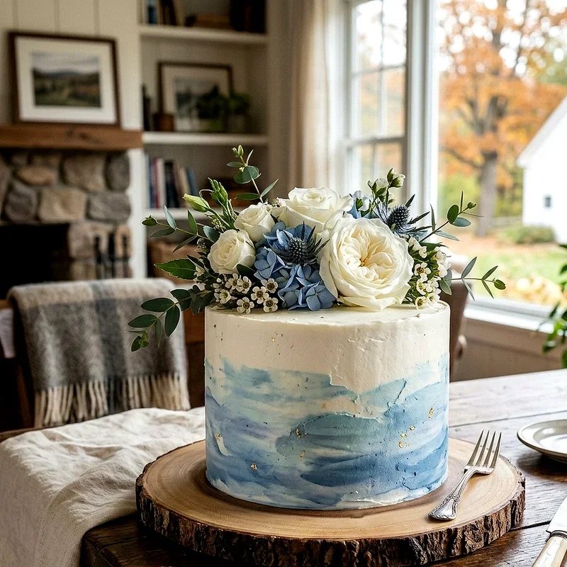 Simple Engagement Cake Ideas