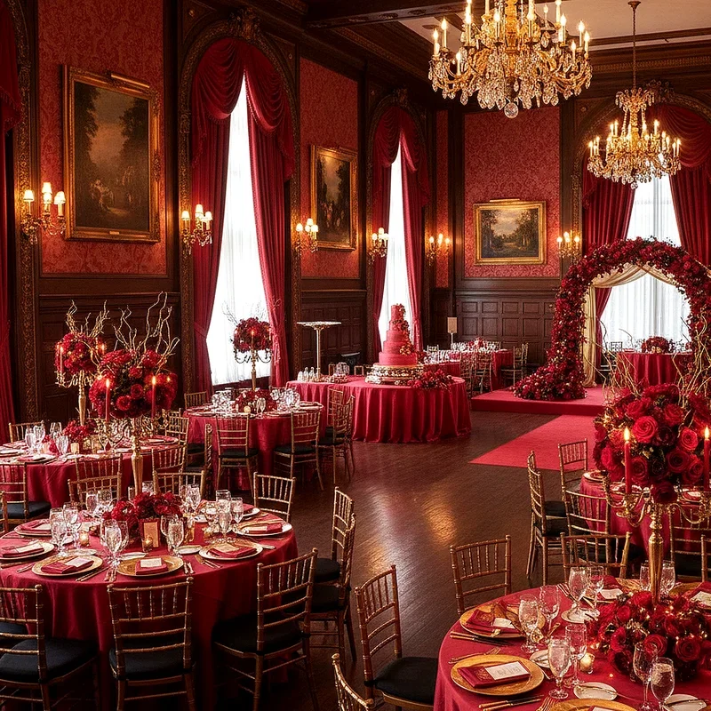 Red Wedding Theme Ideas