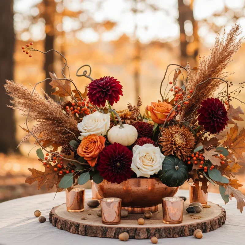 Fall Wedding Centerpiece Ideas