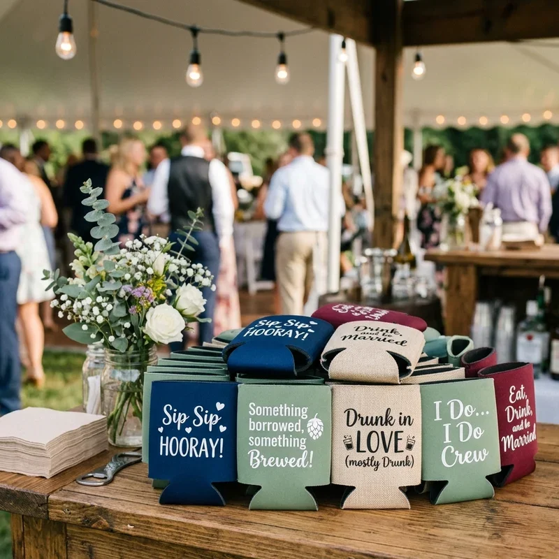 Funny Wedding Koozie Ideas
