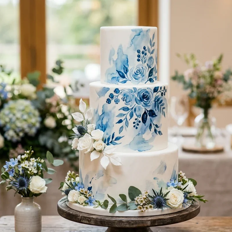 Blue Wedding Cake Ideas