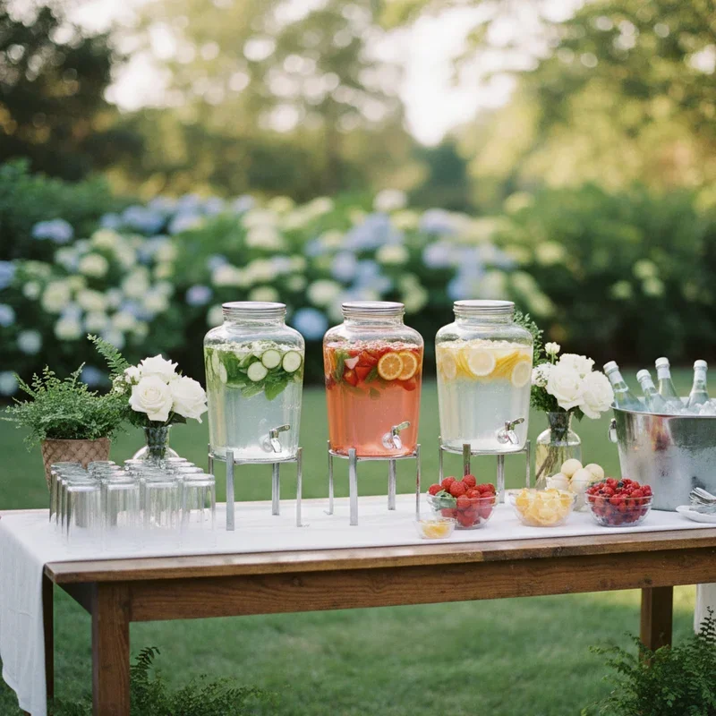 Wedding Drink Station Ideas