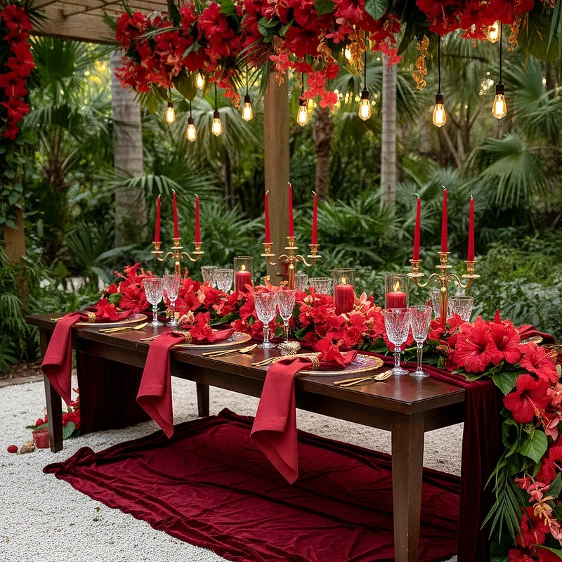 Red Wedding Theme Ideas