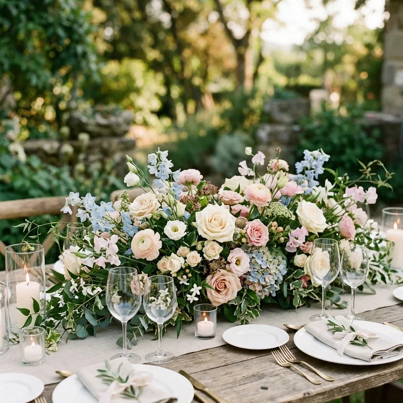 Top Table Flowers Ideas for Wedding