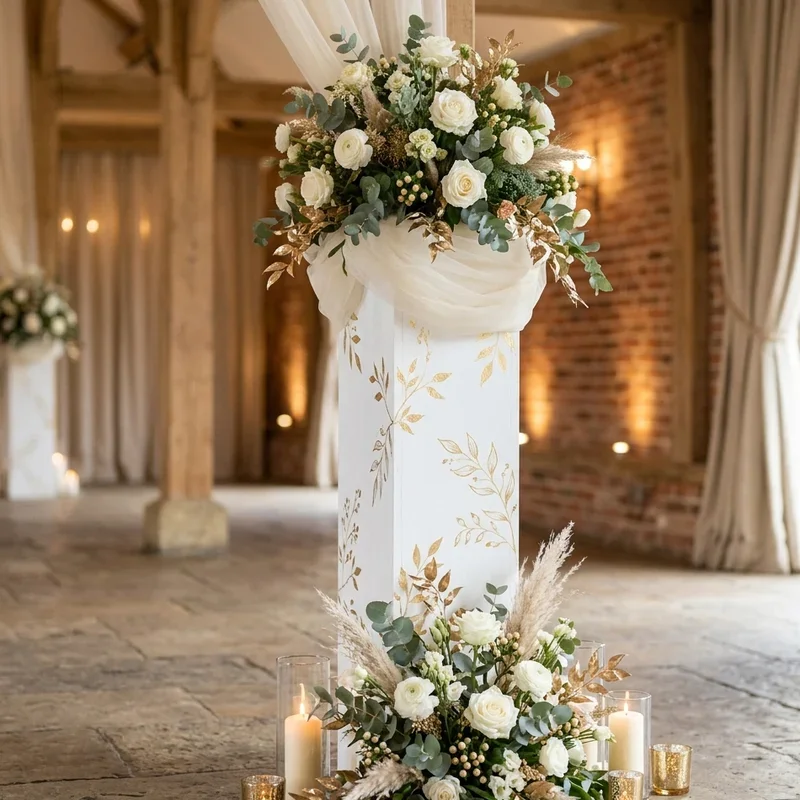 Wedding Column Decoration Ideas