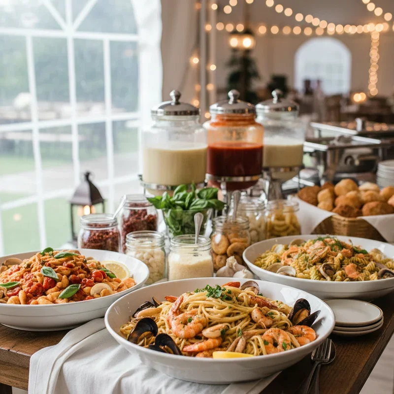Wedding Pasta Bar Ideas