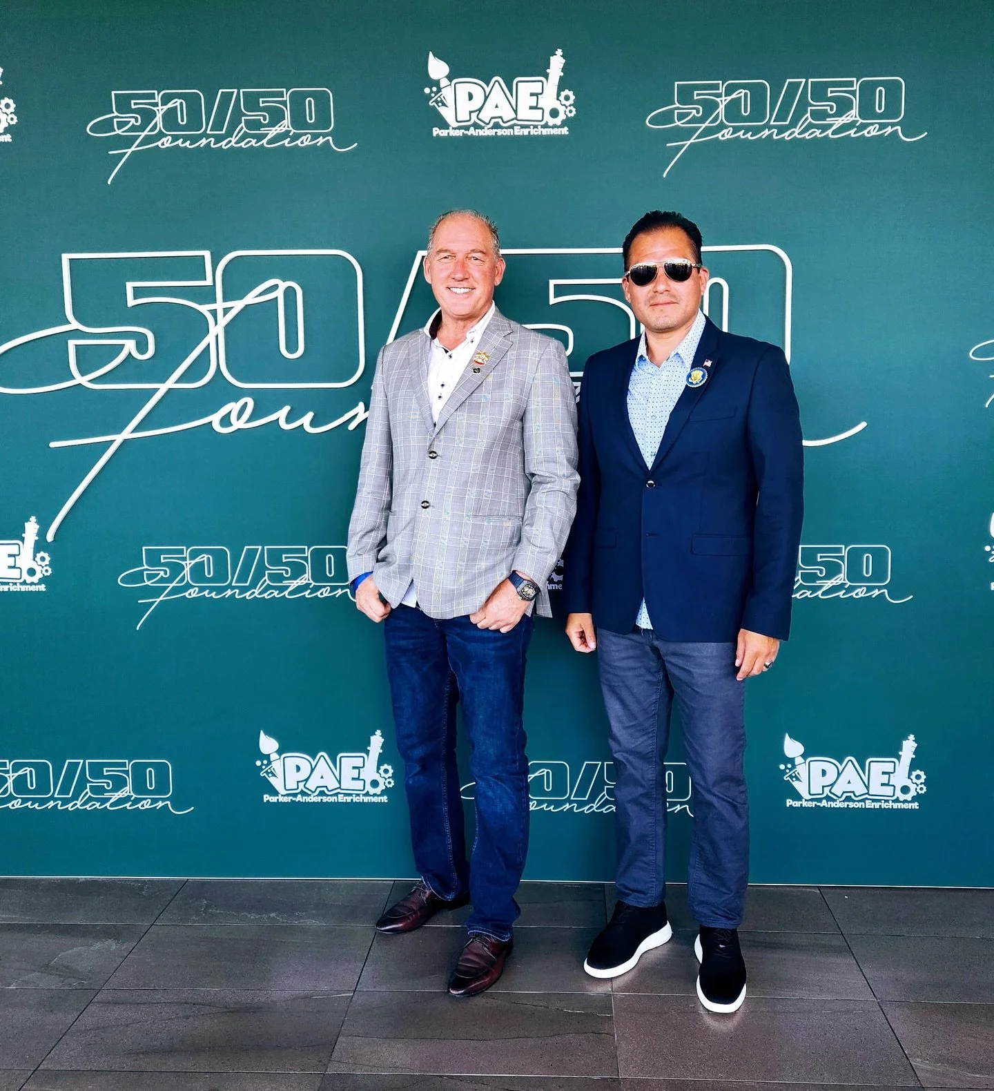 People from @fc_santa_monica &amp; @premierleaguela had a great time at the @5050foundation event hosted by @mookiebetts &amp; @mrsbriannabetts 🙌 We&rsquo;re grateful to be part of it and welcome everyone to join and support this amazing cause! 💙

