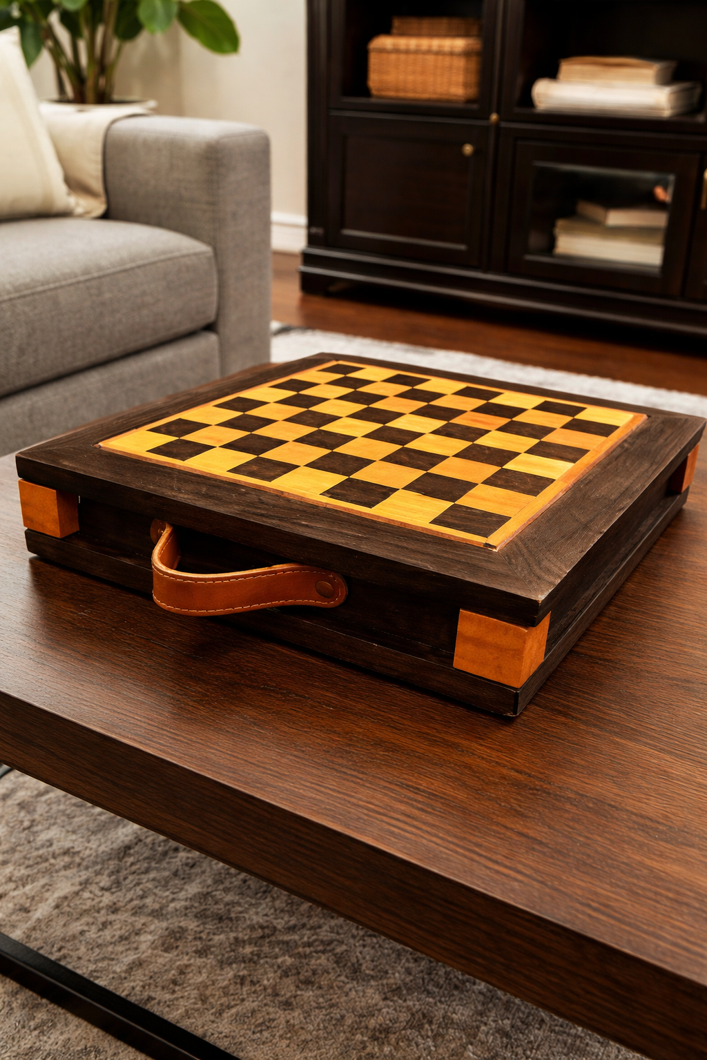 Custom Chess Set with Storage