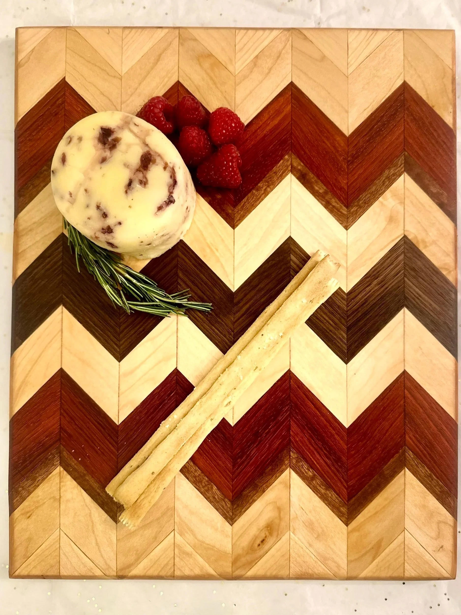 Handmade Chevron Cutting / Charcuterie Board