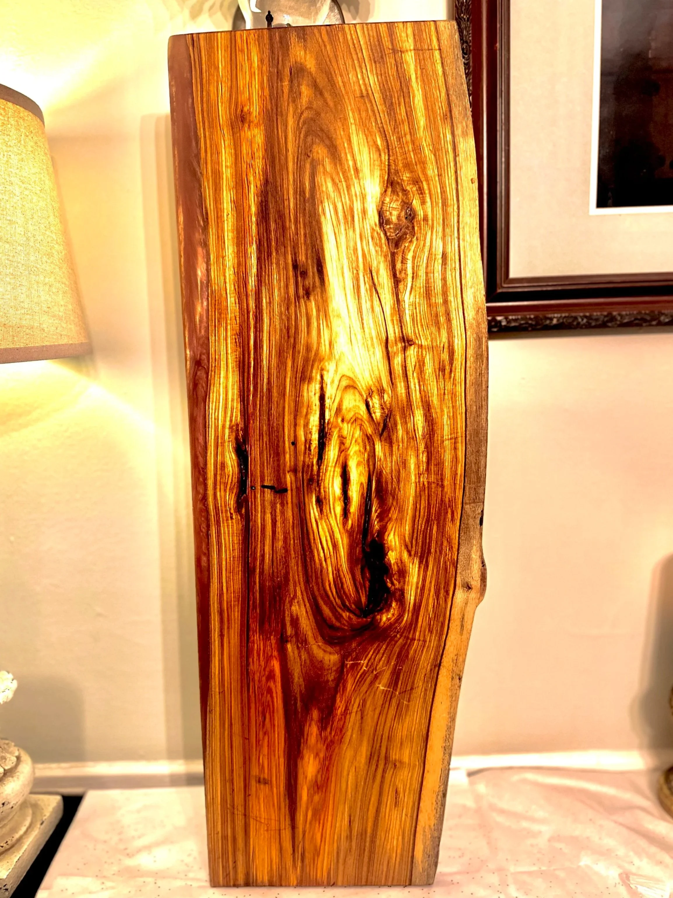 Canary Wood and Epoxy Live-Edge Grazing Board