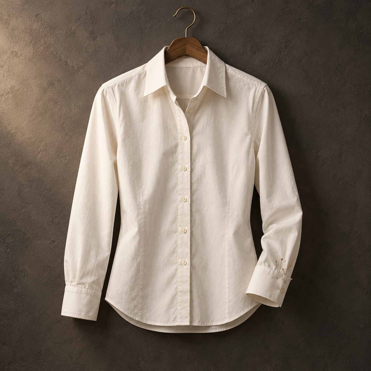 Dress shirt on a hanger