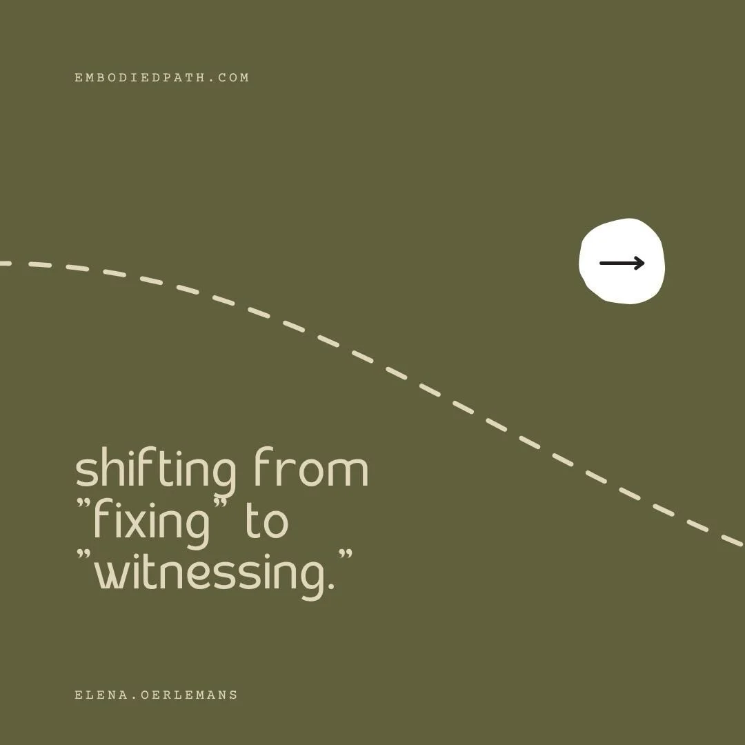 We spend our lives running at a pace that ignores our biology, following &ldquo;shoulds&rdquo; until we are strangers in our own skin. 

Somatic work is the permission to finally land. It&rsquo;s the realization that contentment isn&rsquo;t a mental 