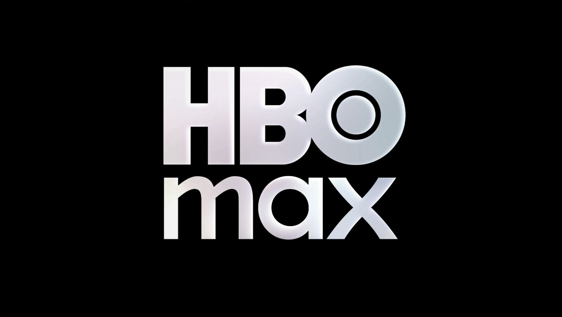 HBO Max logo with white text on a black background.